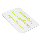 Flexible "Pensée" Yellow Power Chakra Mots Magnet (Côté Droit)