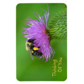 Flexible "Penser à vous" Abee Magnet (Vertical)