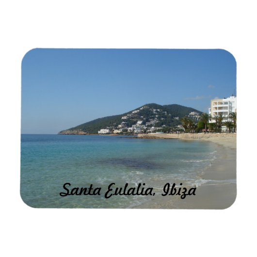 Flexible Père Noël Eulalia, Ibiza Magnet (Horizontal)