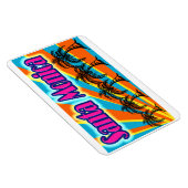 Flexible Père Noël Monica 5 Palm Trees Magnet (Côté Droit)