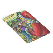 Flexible Père Noël Stocker Stuffer CHRISTMAS MAGNET (Côté Droit)