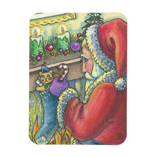 Flexible Père Noël Stocker Stuffer CHRISTMAS MAGNET