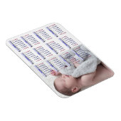 Flexible Persoanliser 2017 Mini Réfrigérateur Magnet Calend (Côté Droit)