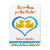 Flexible Personalized Cruising Ducks Cabin Door Magnet (Vertical)