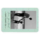 Flexible Personalized Father’s Day Photo Fridge Magnet (Horizontal)