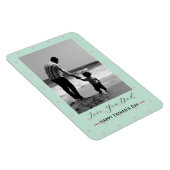 Flexible Personalized Father’s Day Photo Fridge Magnet (Côté Droit)