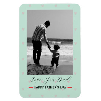 Flexible Personalized Father’s Day Photo Fridge Magnet