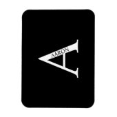 Flexible Personalized Monogram and Name Magnet (Vertical)
