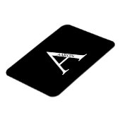 Flexible Personalized Monogram and Name Magnet (Côté Gauche)