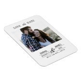 Flexible Personalized Photo Wedding Fridge magnet (Côté Droit)