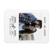 Flexible Personalized Photo Wedding Fridge magnet (Horizontal)