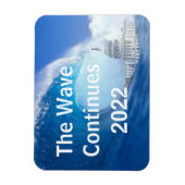 Flexible Personnaliser Blue Wave Election 2022 Magnet (Vertical)