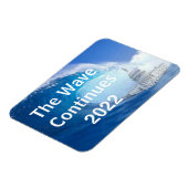 Flexible Personnaliser Blue Wave Election 2022 Magnet (Côté Gauche)