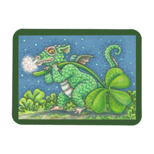 Flexible PETIT DRAGON IRLANDAIS Imaginaire MAGNET Green
