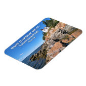 Flexible Phare de Bass Harbour Head, Maine Photo Magnet (Côté Gauche)