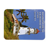 Flexible Phare de Diamond Head, Hawai'i Flexi Magnet (Horizontal)