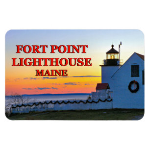 Flexible Phare de Fort Point, Maine Flexi Magnet
