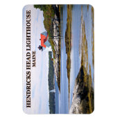 Flexible Phare de Hendricks Head, Maine Flexi Magnet (Vertical)