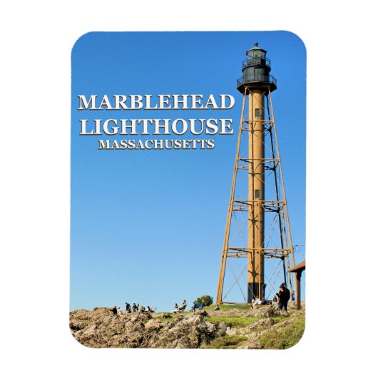 Flexible Phare de Marblehead, Massachusetts Flexi Magnet (Vertical)