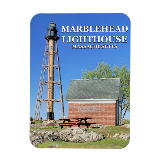 Flexible Phare de Marblehead, Massachusetts Flexi Magnet (Vertical)