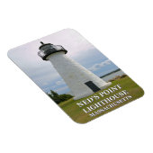 Flexible Phare de Ned's Point, Magnet photo du Massachusett (Côté Droit)