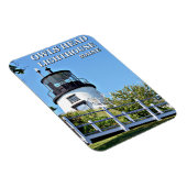 Flexible Phare de Owls Head, Maine Photo Magnet (Côté Droit)
