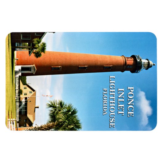 Flexible Phare de Ponce Inlet, Floride Magnet Flexi (Horizontal)