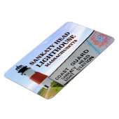 Flexible Phare de Sankaty Head, Nantucket MA Flex Magnet (Côté Gauche)