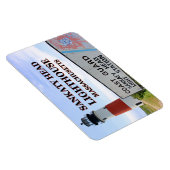 Flexible Phare de Sankaty Head, Nantucket MA Flex Magnet (Côté Droit)