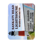 Flexible Phare de Sankaty Head, Nantucket MA Flex Magnet (Vertical)