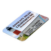 Flexible Phare de Sankaty Head, Nantucket MA Flex Magnet (Côté Gauche)