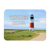 Flexible Phare de Sankaty Head, Nantucket MA Flex Magnet (Horizontal)