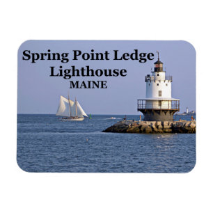 Flexible Phare de Spring Point Ledge, Magnet Photo