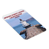 Flexible Phare de Spring Point Ledge, Maine Magnet photo (Côté Droit)