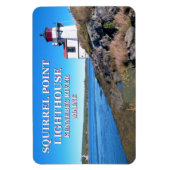 Flexible Phare de Squirrel Point, Maine Flexi Magnet (Vertical)