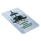 Flexible Phare de Warwick Neck, Rhode Island Flexi Magnet (Côté Droit)