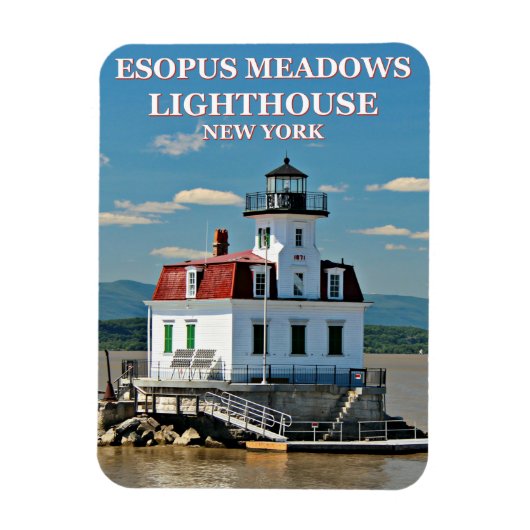 Flexible Phare d'Esopus Meadows, New York - Magnet photo (Vertical)