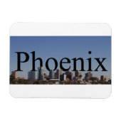 Flexible Phoenix Arizona Skyline Magnet avec Phoenix dans (Horizontal)