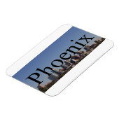 Flexible Phoenix Arizona Skyline Magnet avec Phoenix dans (Côté Gauche)