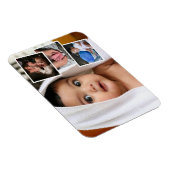 Flexible Photo bébé 4 Photo Magnet Montage (Côté Droit)