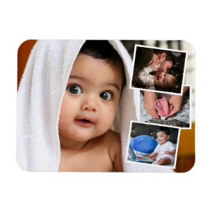 Flexible Photo bébé 4 Photo Magnet Montage