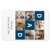 Flexible Photo de papa Magnet pour la Fête des pères (Horizontal)