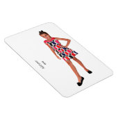 Flexible Photo et texte personnalisés. Magnet (Côté Droit)