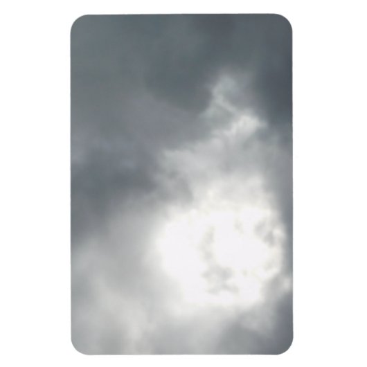 Flexible Photo Magnet bleu ciel (Vertical)