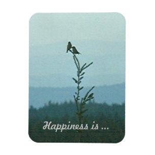 Flexible Photo Magnet - Le bonheur est ...