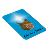 Flexible Photo Magnet - Les chats sont des miracles (Côté Droit)