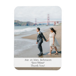 Flexible Photo Magnet Moderne Merci Magnet-Bas Bannière