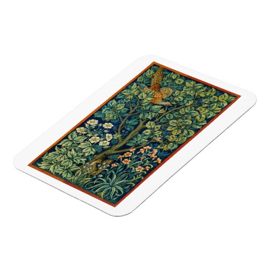 FLEXIBLE PHOTO MAGNET WILLIAM MORRIS "PHÉASANT" (Côté Gauche)
