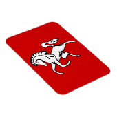 Flexible photo magnet with flag of Kent County (Côté Droit)