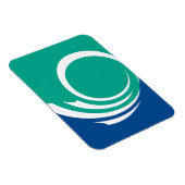 Flexible photo magnet with flag of Ottawa, Canada (Côté Droit)